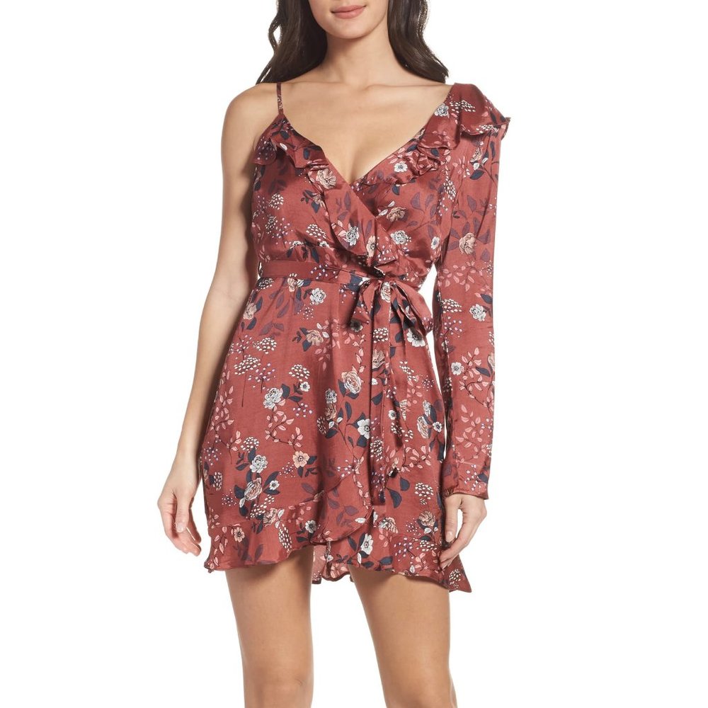 Bardot Milly Floral Wrap Dress Sz 4/XS